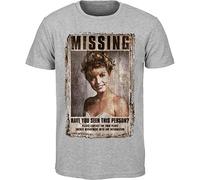 Hommes Twin Peaks Laura Palmer en Difficulté Missing Affiche T-Shirt (S-2XL) - Gris, XL