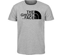 Hommes Visage Fantôme Hip Hop Style T Shirt (S-3XL) - Gris NWA WU Tang Ennemi Publique - Gris, L