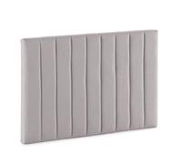 HOMN LIVING Tête de lit Eris recouverte de Tissu Gris Clair 90x60 cm, matériel et vis Inclus