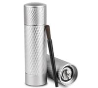 Homnoble Professionnelle Moulin à Sel, Broyeur à Sel en Métal Haut Rendement Moulin à Sel Manuel en Aluminium Rechargeable avec Grosseur Réglable et Lame en Céramique
