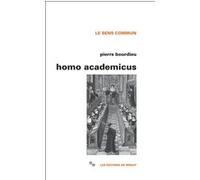 Homo academicus Pierre Bourdieu (Auteur)
