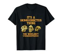 Homo Erectus Thing Funny Anthropology Paléoanthropologie T-Shirt Graphique avec Valeur