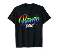 Homo Estas ? Mexican Pride Rainbow Queer Gay CSD Party LGBTQ T-Shirt