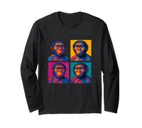 Homo Habilis Pop Art Early Human Evolution Handy Man Manche Longue