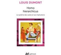 Homo hierarchicus Louis Dumont (Auteur)