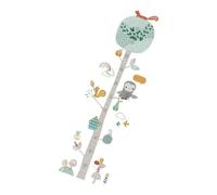 HOMOBABE 1 ensemble Autocollant Mural Animaux de Cartoon Toise Murale Décorative pour Chambre Garçon Fille Crèche et Stickers Colorés de avec Motifs Arbre et Animaux