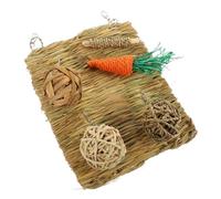 HOMOBABE 1 Ensemble Tapis pour Petits Animaux Mat pour Lapin et Hamster Tapis à Mâcher Ensemble pour Explorer et Jouer