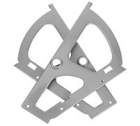 HOMOBABE 1 Paire Support de Rangement à Chaussures Acier Inoxydable Charnières de Remplacement Cadre Rabattable Accessoires pour Armoire à Chaussures Matériel de Montage pour Rangement