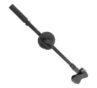 HOMOBABE 1 Set Bras de Micro Rotatif avec Pince Réglable en Métal Noir pour Industrie Musicale Support de Microphone Ajustable avec Clip