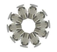 HOMOBABE 10 pièces Connecteur pour Imprimante Raccords avec Manchon Elliptique Facile à Connecter et Déconnecter Accessoires de Rechange pour Extrudeur
