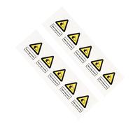 HOMOBABE 10 pièces Étiquettes Avertissement de Sécurité Autocollants de Précaution pour Machines de Design Pratique et Adhésif Fort Prévention des Blessures