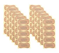 HOMOBABE 100 Pièces Pantalons Autocollants doublures pour Femmes étiquettes adhésives pour sous-vêtements Autocollant Partie Intime adhésif Stickers Papier Kraft Brun