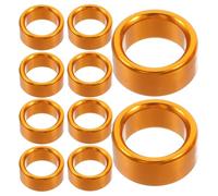 HOMOBABE 10pcs Bagues D'identification en Aluminium Or pour Pattes de Pigeon et Colombe, Confortables et Réutilisables, pour Identification et Entraînement