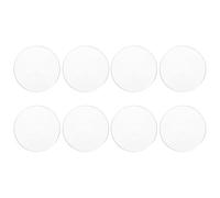 HOMOBABE 10pcs Verre de Montre Rond de Laboratoire en Verre Transparent, Design Multifonctionnel pour Labo de Chimie et Enseignement