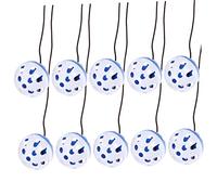 HOMOBABE 10pièces Jouets à Balles pour Chats avec Clochettes Accessoires De Jeu Intérieur pour Chats Design avec Ventouse Amusants Et Résistants Stimulez Intelligence Et Exercice De Vos
