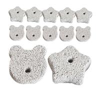 HOMOBABE 12pièces Jouets à Mâcher Volcanique pour Hamsters Rongeurs Et Petits Animaux Accessoires De Meulage pour Santé des Cobayes Et Chinchillas