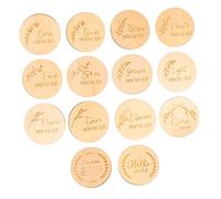 HOMOBABE 14 pièces Cartes de Jalons Mensuels pour Plaques Éléguantes avec Motifs pour de