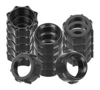 HOMOBABE 15 Écrous de Serrage pour Support Voiture, Adaptateurs de Montage à Rotule Universels, Bagues D’Adaptation Multifonctions en Métal, Compatibles Accessoires Automobiles et Supports