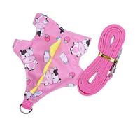HOMOBABE 1ensemble Laisse Réglable pour Petit Animal avec Laisse De Pêcheur Pratique pour Lapin Et Cobaye Accessoire pour Promenade