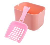 HOMOBABE 1ensemble Set De Nettoyage pour Litière De Chat avec Pelle Et Seau Outil Pratique pour Entretien des Animaux Robuste Et Facile à Nettoyer