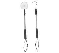 HOMOBABE 1Ensemble Tamis à Sable de Plage Réutilisable Outil pour Ramasser Coquillages et Rochers Design Détachable avec Manche Extra-Long pour Chasse Au Trésor Famille