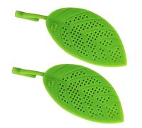 HOMOBABE 2 Pièces Filtre à Thé Silicone Infuseur Herbal Passoire pour Tasse ou Théière pour Thés et Infusions