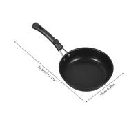 HOMOBABE 2 pièces Mini Poêle à Omelette Antiadhésive Poêle pour Œufs Steaks Pancakes Cuisine Quotidienne Gas Induction