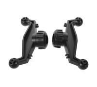 HOMOBABE 2 Pièces Support de Téléphone à Rotule 17mm, Double, pour | Plastique, Montage sur Grille D’aération, Rotation 360 Degrés, Installation sans Outil, Appels Mains