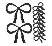 HOMOBABE 20 Pièces Étiquettes Acrylique pour Verres à Vin avec Nœud Décoratif Marqueurs Réutilisables pour Anniversaires et Événements Spéciaux Accessoires pour Identifiant de Verre