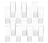 HOMOBABE 20 Tubes à Pièces de Monnaie en Plastique Ps avec Couvercles à Vis et Éponge Capacité pour Pièces de 31 Mm Rangement Élégant pour Collection ou Bureau
