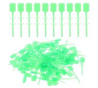 HOMOBABE 200 Pièces Scellés de Sécurité pour Extincteurs en Plastique Vert, Grosse Capacité, Identification Facile et Gestion, pour Bureaux et Centres Commerciaux