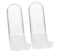 HOMOBABE 2pièces Abreuvoir Et Mangeoire Suspendue pour Oiseaux Conteneur Eau Et Aliment Accessoire De Cage Extérieur Installation Rapide Et Pratique Alimentation Fluide Et Hydratation