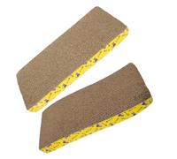 HOMOBABE 2pièces Griffoir Carton pour Chat Planche De Grattage s Shape Et Plate Tapis De Grattage Papier Ondulé pour Jouet Interactif Et Accessoire De Jeu pour Animaux
