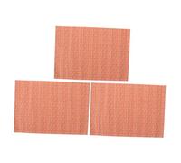 HOMOBABE 3 Pièces Autocollants Muraux pour Maison de Poupée Briques Rouges de Peint Autocollant pour Décoration Miniature de Maison pour Personnaliser Intérieur et Extérieur