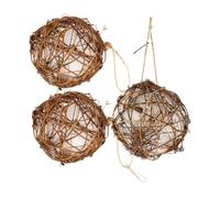 HOMOBABE 3 Pièces Hummingbird Nesting Kit Matériau de Nidification Extérieur pour Oiseaux Décoration Suspendue pour Jardin et Maison