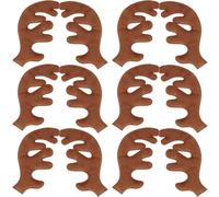 HOMOBABE 30 Pièces Kit de Bandeau à Monter Soi-même Cornes de Cerf Noël | Tissu Doux, Style Gauche et Droit, Finition Délicate, pour Présents, Cheveux et Décorations de Fête