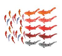 HOMOBABE 30pièces Ornements De Poissons Artificiels pour Aquariums Décoration De Réaliste pour Réveiller Votre Réservoir Eau