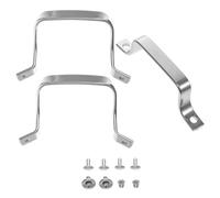 HOMOBABE 3pcs Poignées de Rechange pour Casserole et Couvercle en Acier Inoxydable, Poignée Latérale Résistante la Chaleur, Antidérapante, pour Wok et Marmite Vapeur Cuisine