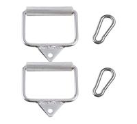 HOMOBABE 4 pièces Poignée D Tension Rod Handle avec Crochets Set pour Station Musculation et Équipement Sport Accessoire Antidérapant pour Machine à Câble Entraînement Fitness Biceps