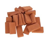 HOMOBABE 40pièces Briques Miniatures Terre Cuite pour Décor De Jardins Et Aquariums Aménagement Paysager pour Créations Manuelles