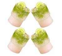 HOMOBABE 4pièces Gobelets Et Bouteilles De Thé Aux Fruits Miniatures Accessoires pour Maison De Poupée Décoration De Cuisine pour Garçon Fille Et Interaction Familiale