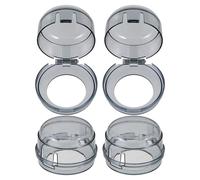 HOMOBABE 4pièces Protection De Sécurité Pour Cuisinière Étui De Sécurité Pour Gaz Couvre-boutons De Cuisinière Des Garçon Fille