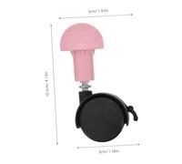 HOMOBABE 4pièces roulettes Pivotantes De Remplacement pour Cage à Chats Et Chiens Accessoires Universels pour Transport Animaux Assemblage Facile Et Stable Compatible avec Divers Modèles