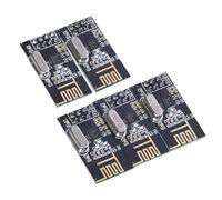 HOMOBABE 5 Pièces Module sans Fil Nrfl de Antenne Intégrée Vitesse Jusqu à Mbps Communication Multipoint avec Canaux Applications Variées Incluant Alarme Automobile et Éthylotest