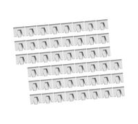HOMOBABE 50 Pièces Boucle de Clip en Filet clapier Clips de Cage à Oiseaux matériel de Construction de Cage de Plein air agrafes de Cage métallique Clips de clôture pour Cage Le Fer