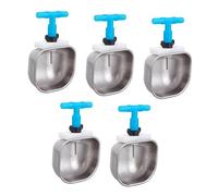 HOMOBABE 5pièces Distributeur Eau Automatique pour Rongeurs Et Volailles De Abreuvoirs Acier Inoxydable Stable Et Compact pour Élevage De Lapins Volailles