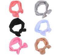 HOMOBABE 6 pièces Bandeaux Élastiques pour Lot de Accessoires Garçon Fille avec Nœud Confort et pour Fêtes et Cosplay Accessoires pour Garçon