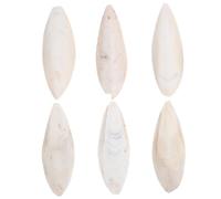 HOMOBABE 6pièces Os De Seiche pour Oiseaux Blocs à Mâcher pour Bec Oiseau Jouets Naturels pour Calopsittes Et Perruches Nourriture Riche Calcium Accessoires sans Danger pour Cage à Oiseaux