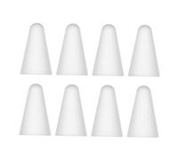HOMOBABE 8 Pièces Capuchon de Protection Silicone pour Stylet de Compatible avec Apple Pencil Transparent Précision et Silence Lors de et du Dessin