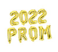 HOMOBABE 8 Pièces Set de Ballons de Graduation Dorés pour Décoration de Fête pour de Remise des Diplômes Accessoires pour Anniversaire Festival et Photo
